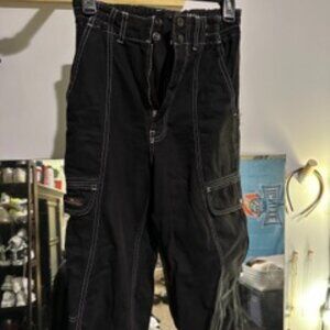 Urban Outfitters BDG Black Cargo Pants | 26